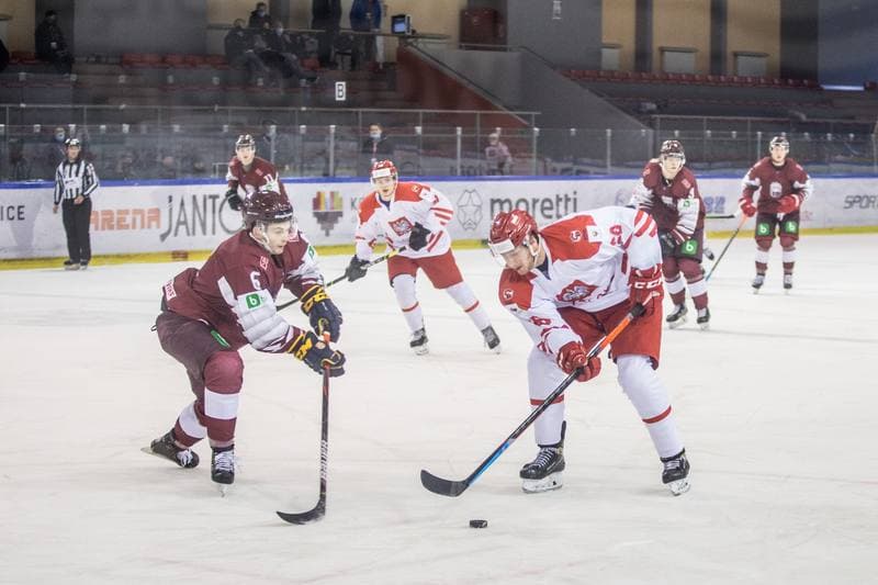 Ice Hockey. Three Seas Tournament. Poland - Latvia. 21.04.2021