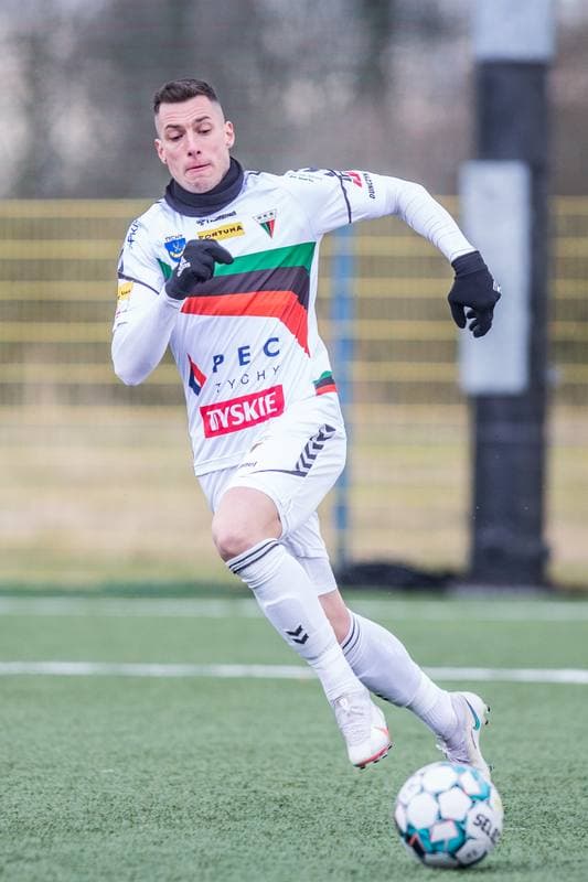 Football. Sparing. GKS Tychy - Fotbal Trinec. 23.01.2021