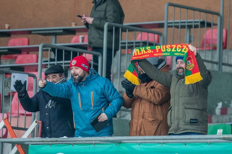 Football. Fortuna Puchar Polski. Puszcza Niepolomice - Lechia Gdansk. 09.02.2021