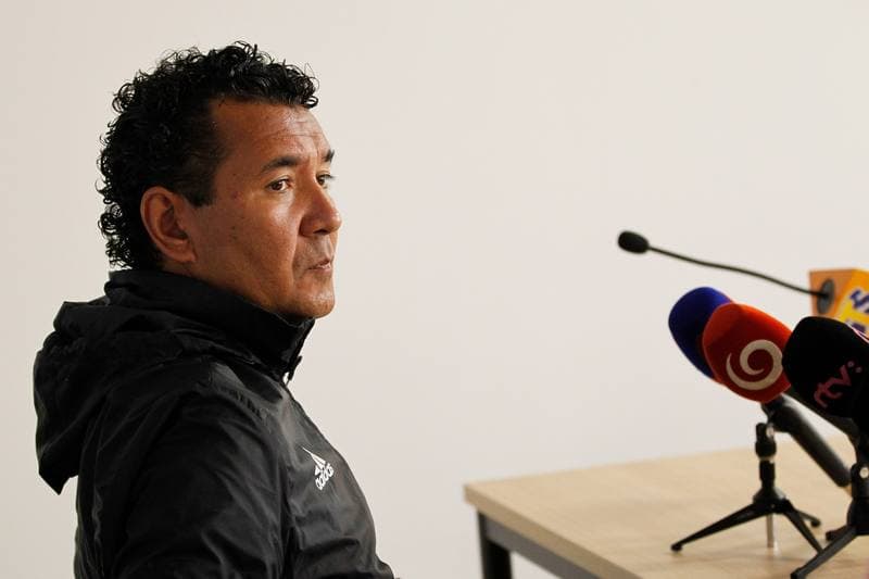 Football. AS Trencin. Press Conference. 25.07.2018