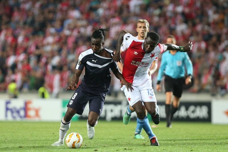 Football. UEFA Europa League. Slavia Prague - Girondins Bordeaux. 20.09.2018