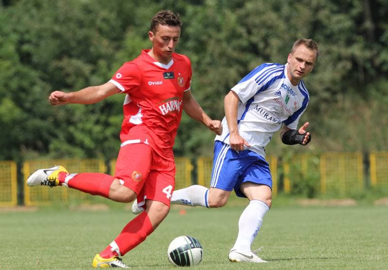Football. Sparing. Widzew Lodz - Podbeskidzie Bielsko-Biala. 19.07.2011