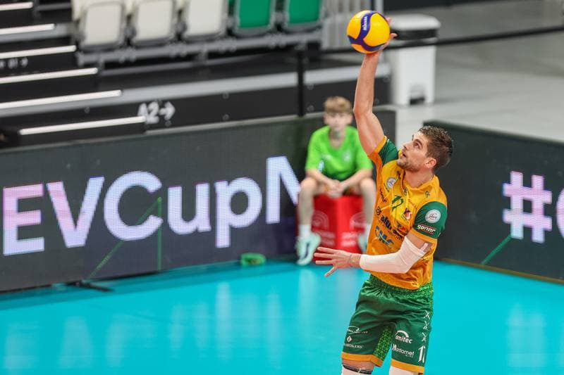 Volleyball. CEV Volleyball Cup. Aluron CMC Warta Zawiercie - SCM Craiova. 13.12.2023