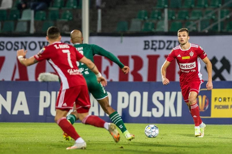 Football. Fortuna Puchar Polski. Zaglebie Sosnowiec - Piast Gliwice. 27.10.2021