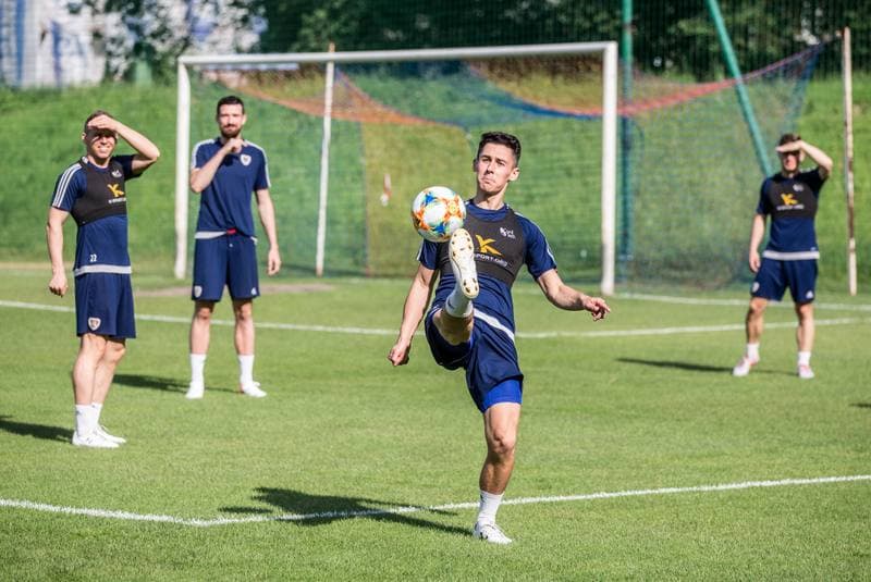 Football. Piast Gliwice. Training. 12.06.2019