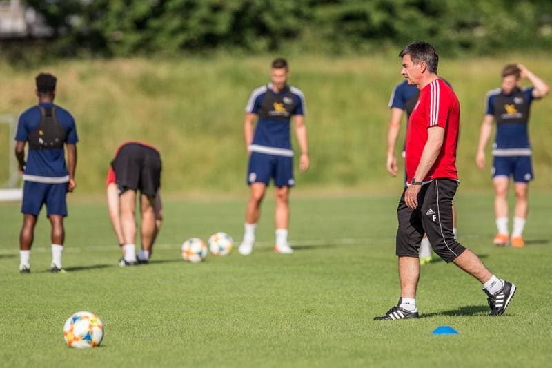 Football. Piast Gliwice. Training. 12.06.2019