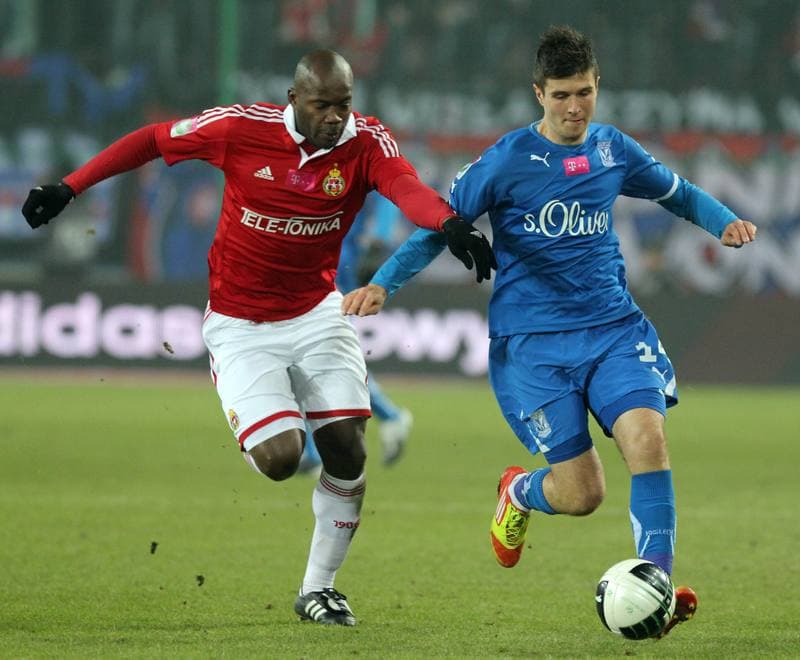 Football. T-Mobile Ekstraklasa. Wisla Krakow - Lech Poznan. 09.03.2012