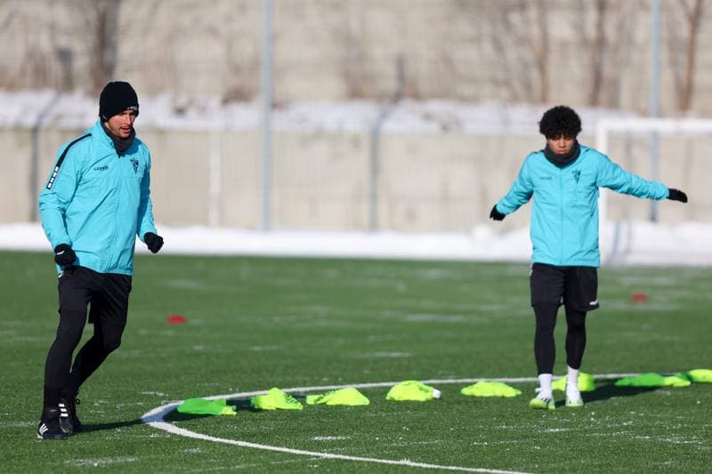 Football. Gornik Zabrze. Training. 10.01.2024