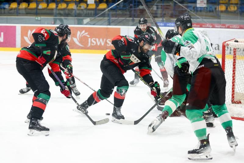 Ice Hockey. Tauron Hokej Liga. JKH GKS Jastrzebie - GKS Tychy. 14.01.2024