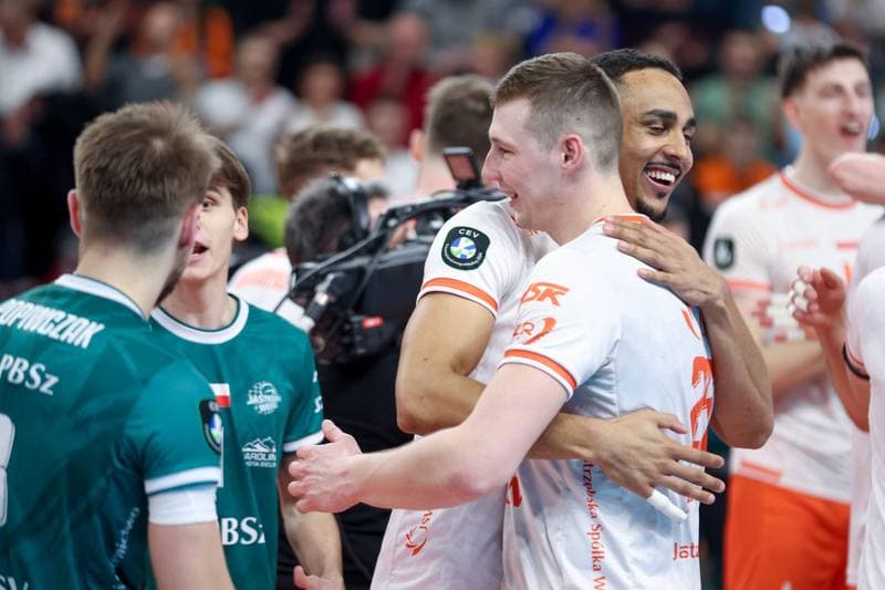 Volleyball. CEV Champions League. Jastrzebski Wegiel - Gas Sales Daiko Piacenza. 28.02.2024
