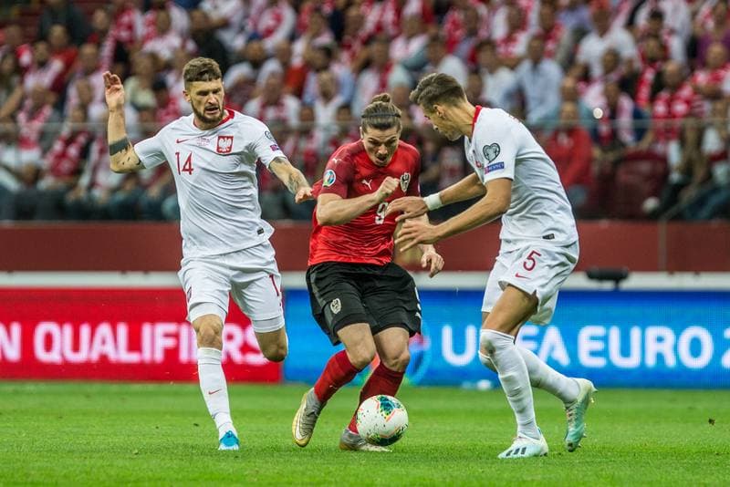 Football. Euro 2020 Qualifiers. Poland - Austria. 09.09.2019