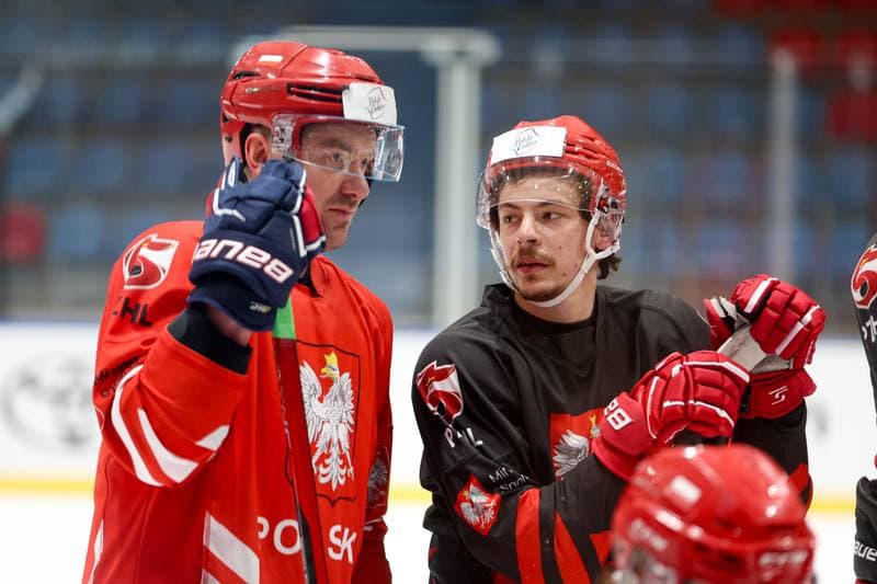 Ice Hockey. Poland national team. Training. 16.04.2024