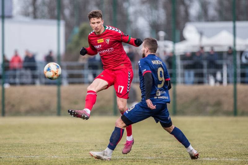 Football. Sparing. Zaglebie Sosnowiec - Odra Opole. 22.02.2020