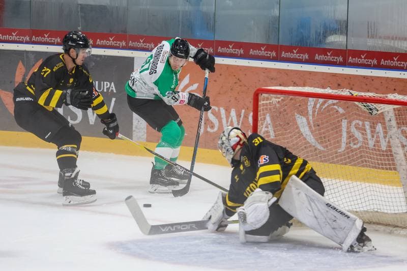 Ice Hockey. Tauron Hokej Liga. JKH GKS Jastrzebie - GKS Katowice. 19.09.2023