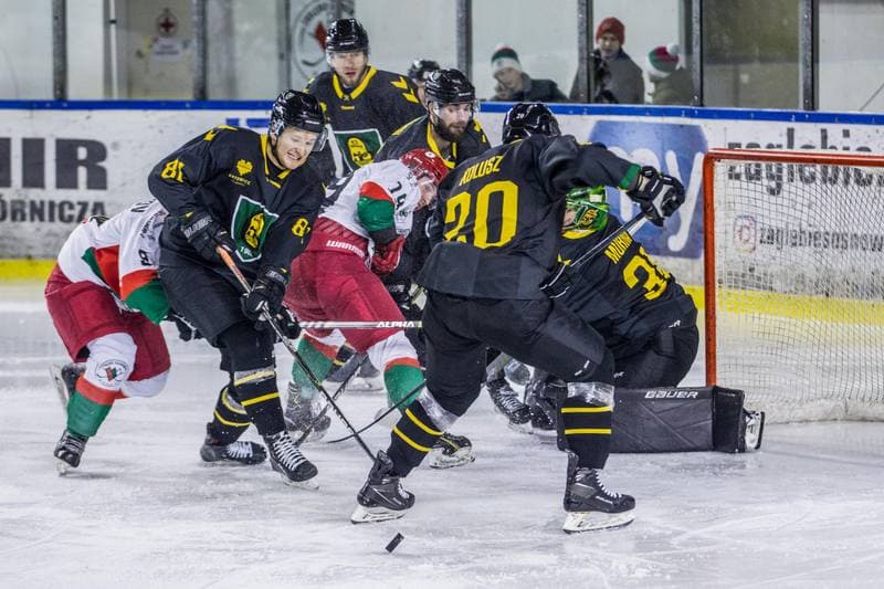 Ice Hockey. Polska Hokej Liga. Zaglebie Sosnowiec - GKS Katowice. 28.02.2022