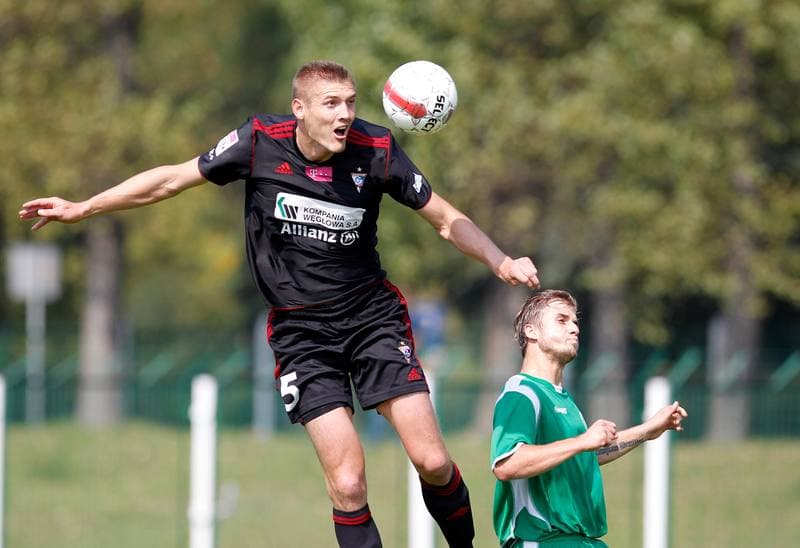 Football. III Liga. Grunwald Ruda Slaska - Gornik II Zabrze. 06.09.2014