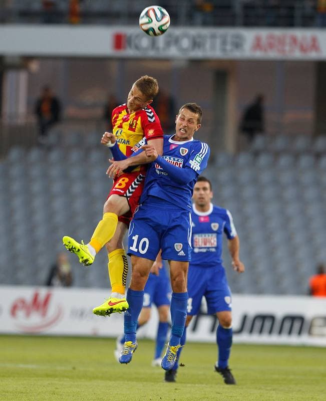 Football. T-Mobile Ekstraklasa. Korona Kielce - Piast Gliwice. 26.09.2014