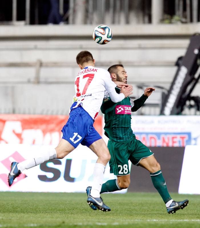 Football. T-Mobile Ekstraklasa. Podbeskidzie Bielsko Biala - Slask Wroclaw. 03.10.2014