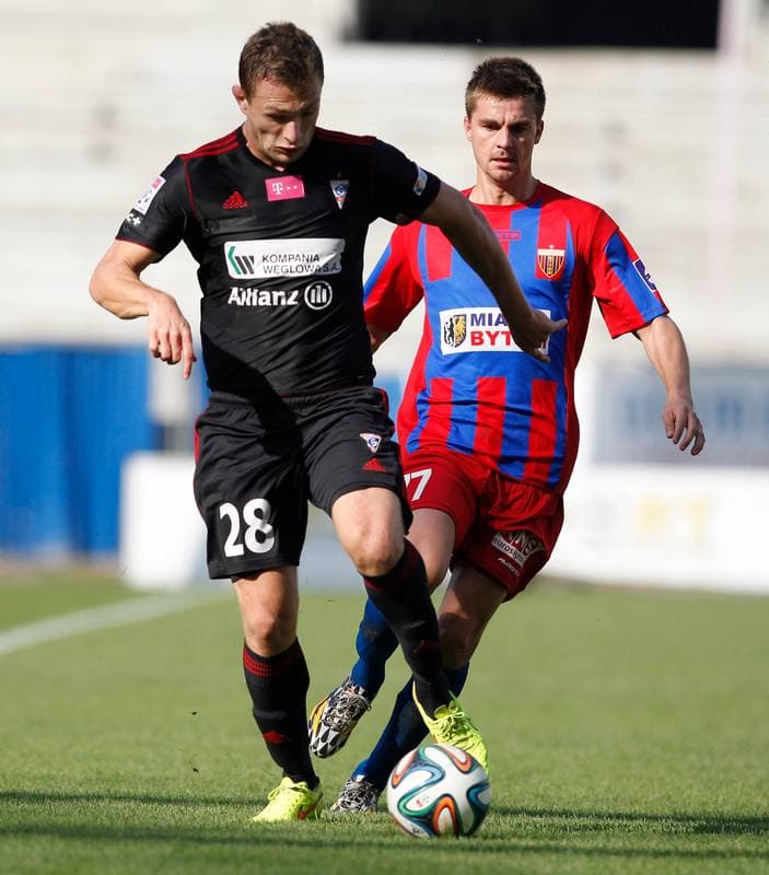 Football. III Liga. Gornik II Zabrze - Polonia Bytom. 05.10.2014