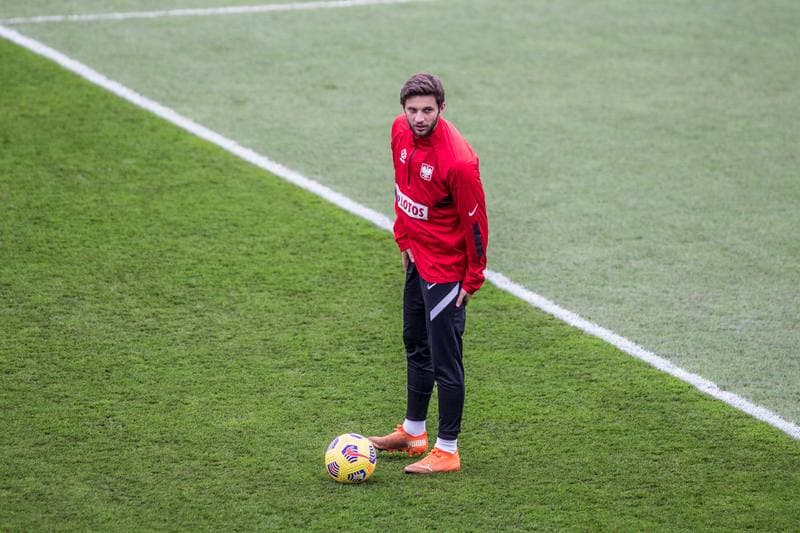 Football. Poland national team. Training. 12.11.2020