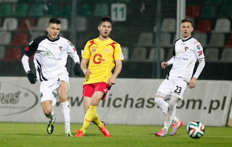 Football. II Liga. Zaglebie Sosnowiec - Znisz Pruszkow. 30.10.2014