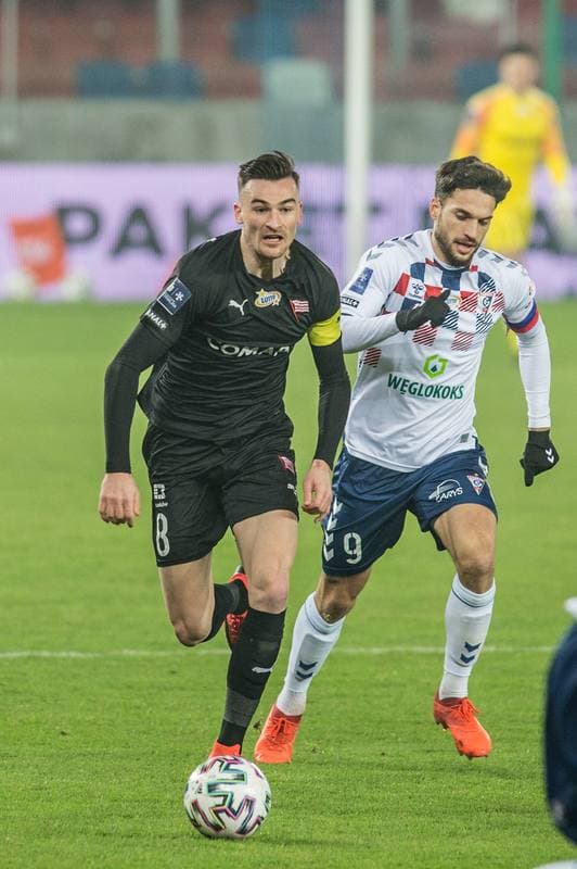 Football. PKO BP Ekstraklasa. Gornik Zabrze - Cracovia Krakow. 12.12.2020