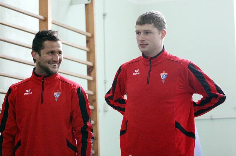 Football. Gornik Zabrze. Training. 11.01.2011