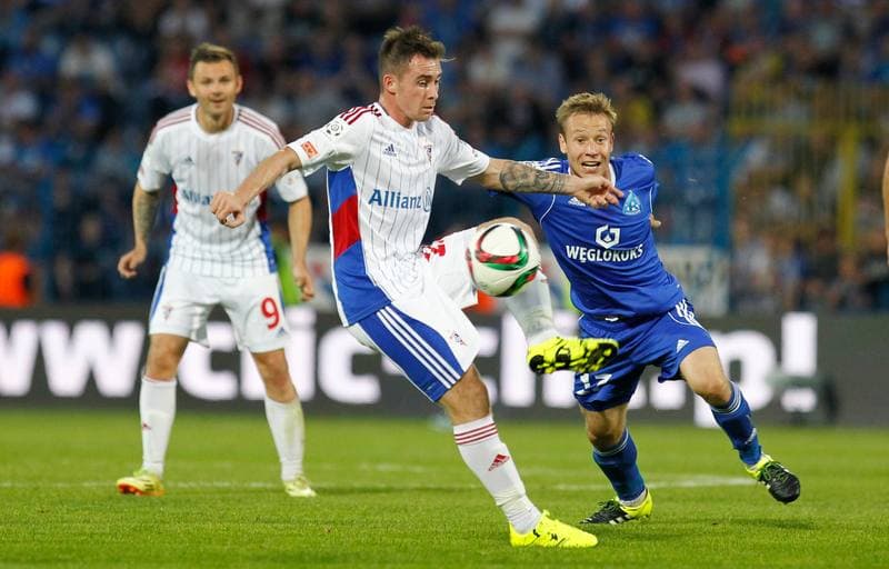 Football. T-Mobile Ekstraklasa. Ruch Chorzow - Gornik Zabrze. 04.10.2014