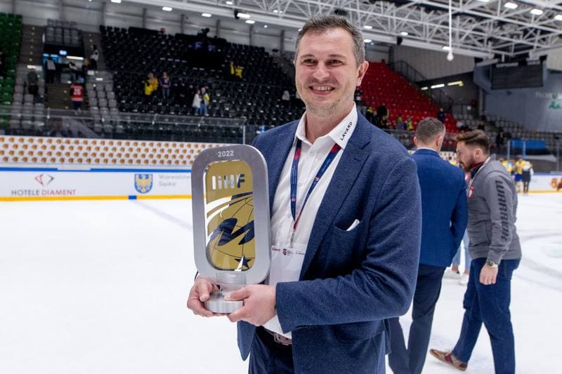 Ice Hockey. World Championship Division 1 Group B. Estonia - Ukraine. 01.05.2022