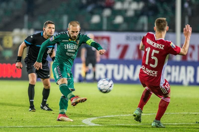 Football. Fortuna Puchar Polski. Zaglebie Sosnowiec - Piast Gliwice. 27.10.2021