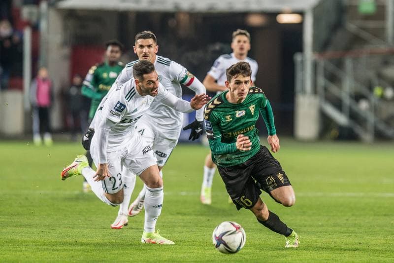 Football. PKO BP Ekstraklasa. Gornik Zabrze - Slask Wroclaw. 03.12.2021