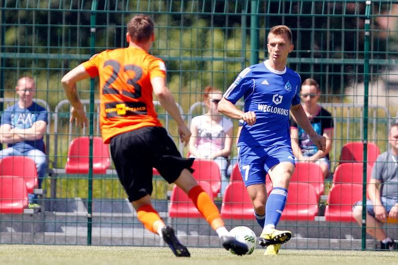 Football. Sparing. Zaglebie Lubin - Ruch Chorzow. 18.06.2016
