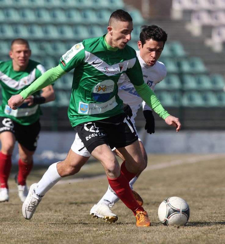 Football. I liga. GKS Tychy - Zawisza Bydgoszcz. 17.03.2013