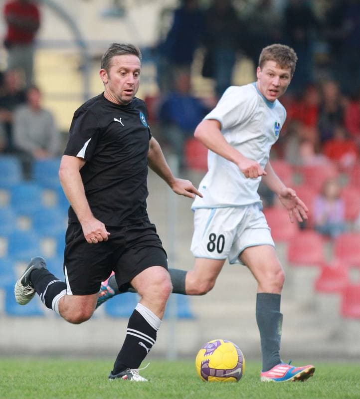 Football. Polish Cup. Naprzod Lipiny - Reprezentacja Slaskich Oldboyow. 22.08.2013