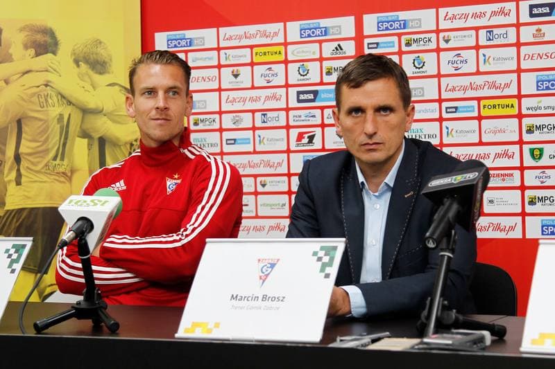 Football. GKS Katowice. Press Conference. 20.10.2016