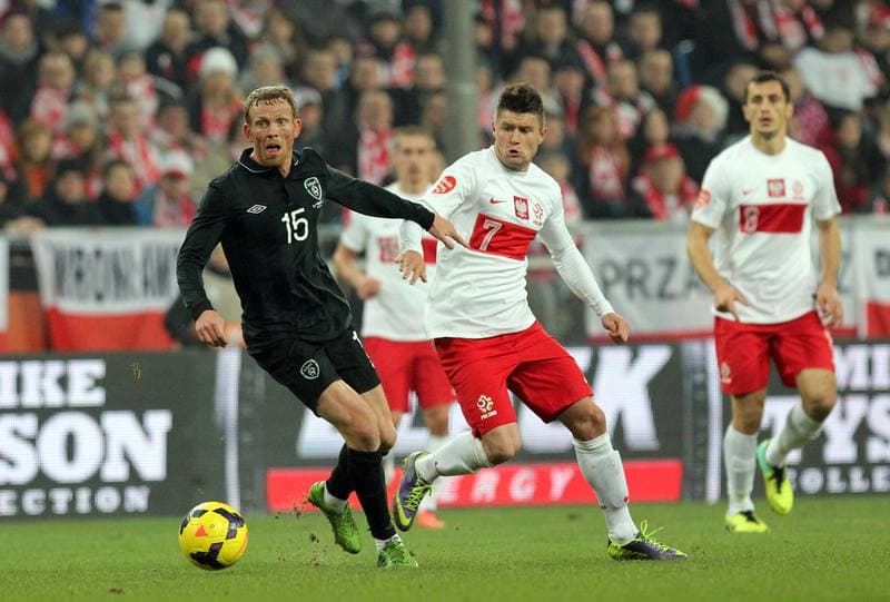 Football. International Friendly. Poland - Ireland. 19.11.2013
