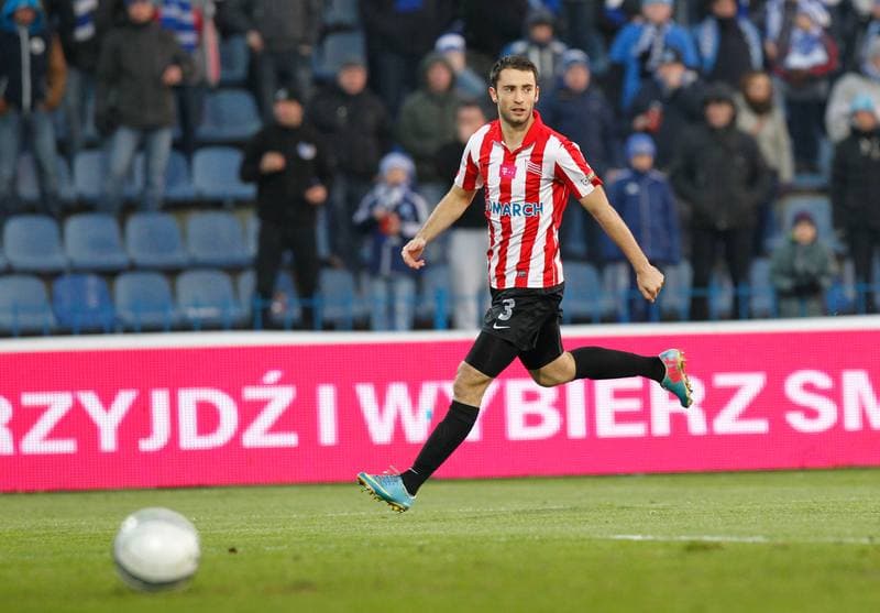 Football. T-Mobile Ekstraklasa. Ruch Chorzow - Cracovia Krakow. 10.04.2015