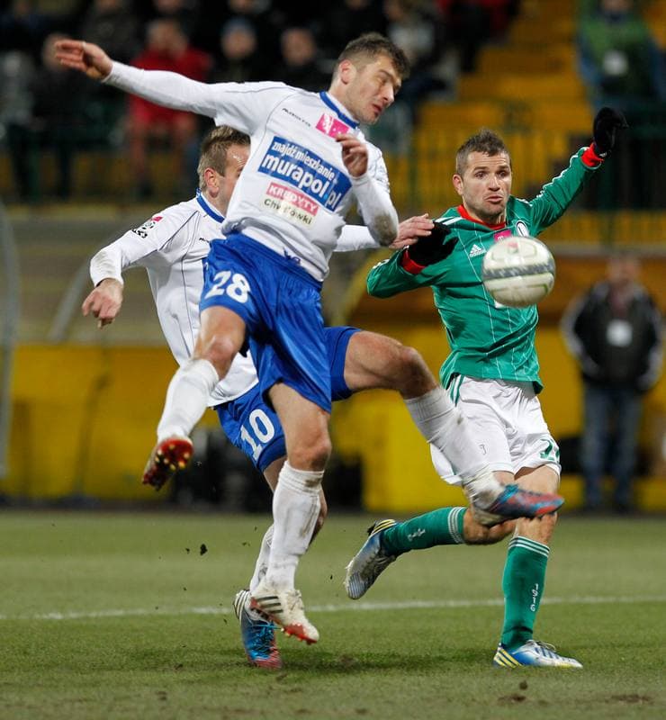 Football. T-Mobile Ekstraklasa. Podbeskidzie Bielsko Biala - Legia Warsaw. 01.12.2013