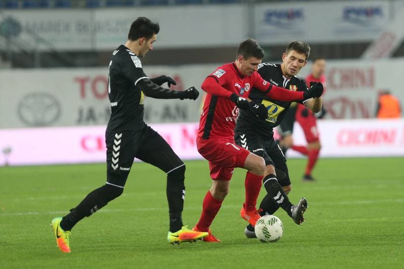 Football. Lotto Ekstraklasa. Piast Gliwice - Korona Kielce. 03.12.2016