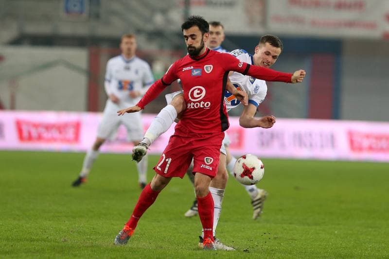 Football. Lotto Ekstraklasa. Piast Gliwice - Lech Poznan. 18.02.2017