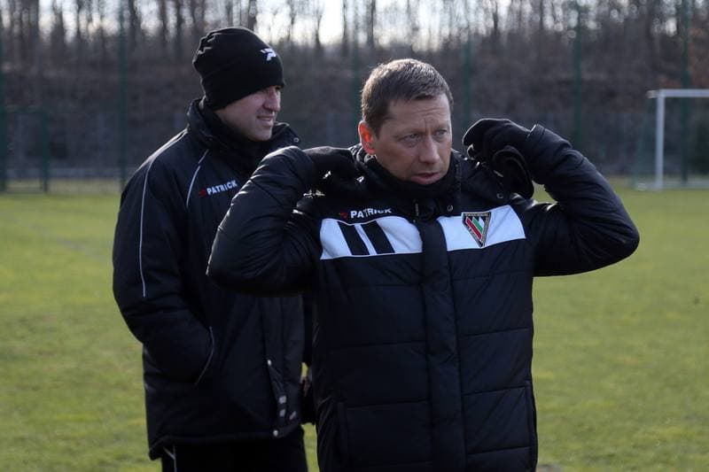Football. Sparing. Zaglebie Sosnowiec - Polonia Bytom. 25.02.2017