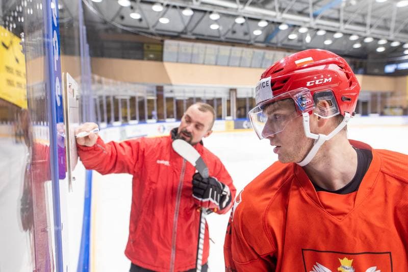 Ice Hockey. Poland national team. Training. 13.12.2022
