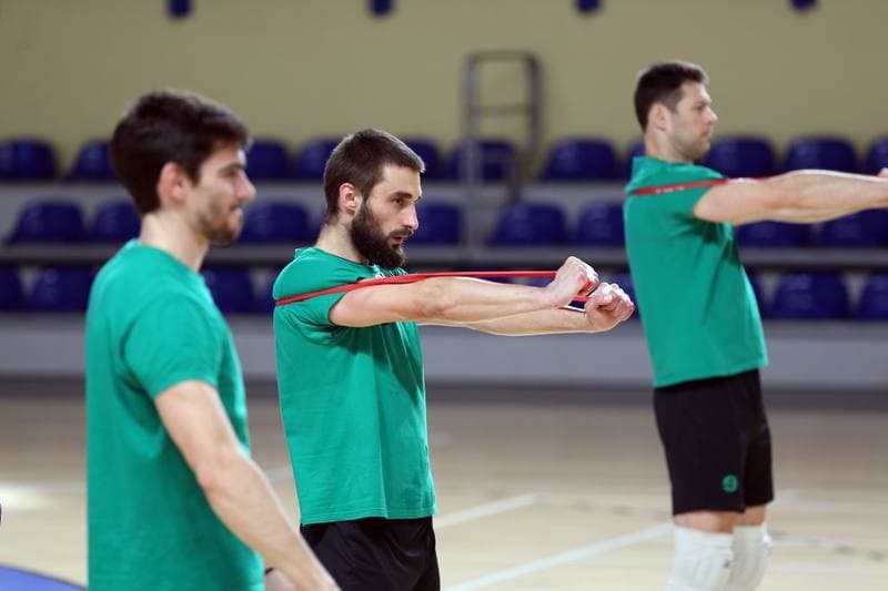 Volleyball. PlusLiga. GKS Katowice. Training. 26.09.2017