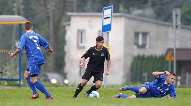 Football. Podokreg Katowice. Orzel Mokre - Reprezentacja Slask Oldboyow. 02.09.2014