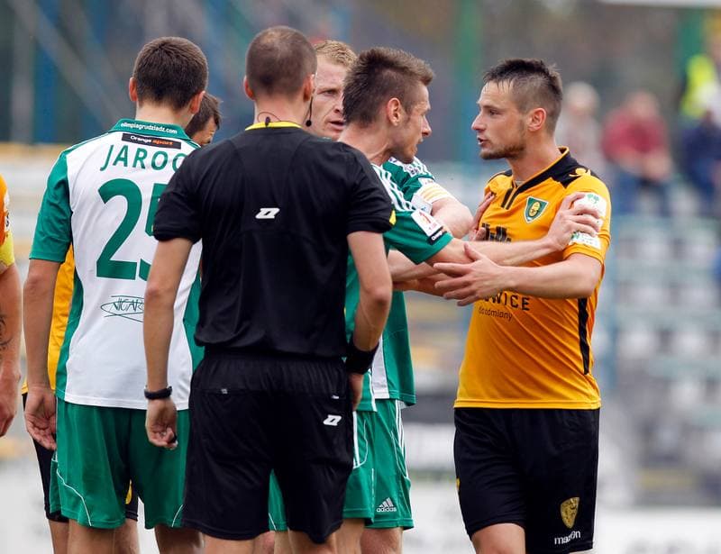 Football. I Liga. Olimpia Grudziadz - GKS Katowice. 11.10.2014