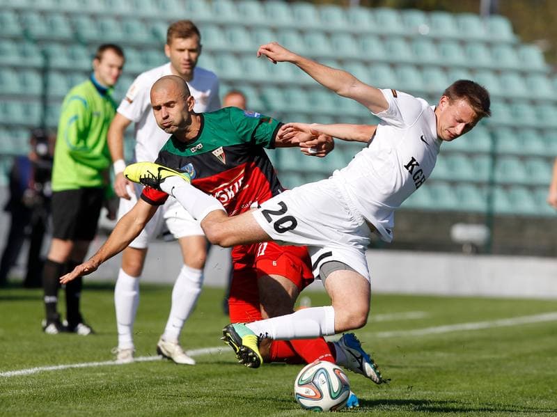 Football. I Liga. GKS Tychy - Zaglebie Lubin. 19.10.2014