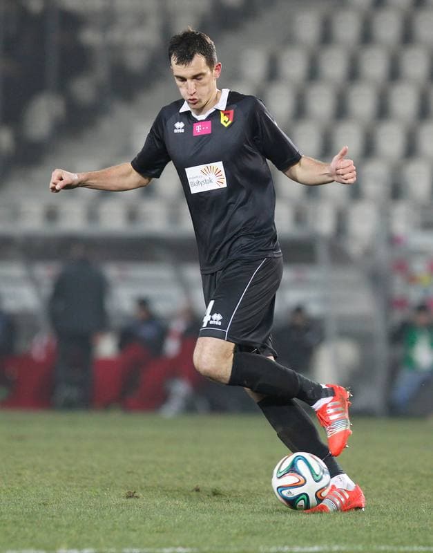 Football. T-Mobile Ekstraklasa. Cracovia Krakow - Jagiellonia Bialystok. 06.12.2014