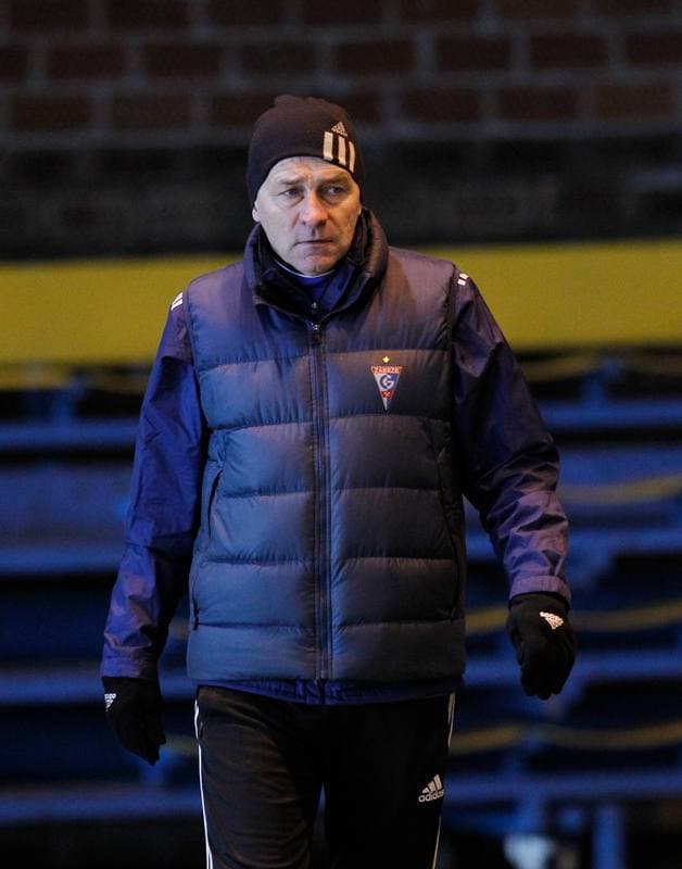 Football. Gornik Zabrze. Training. 07.01.2015