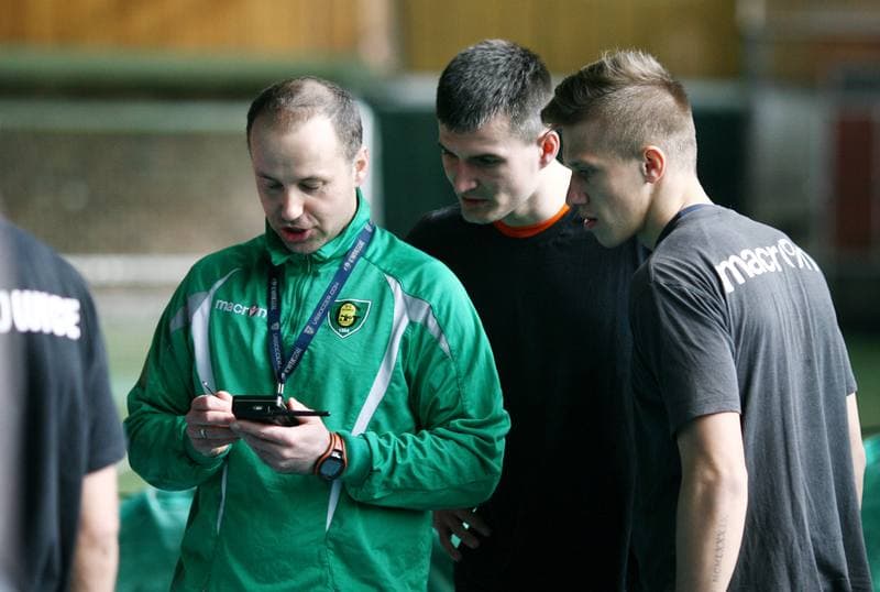 Football. GKS Katowice. Training. 28.05.2015
