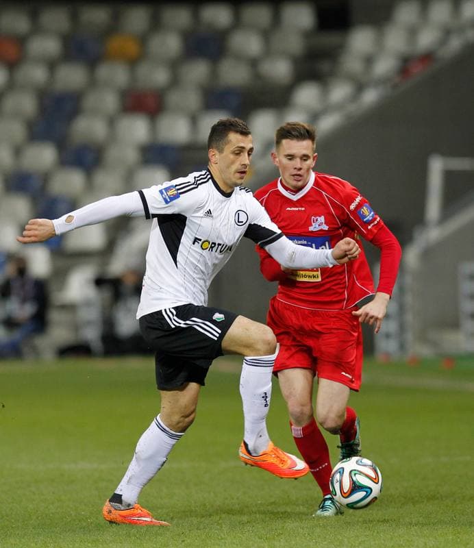 Football. T-Mobile Ekstraklasa. Podbeskidzie Bielsko Biala - Legia Warsaw. 01.12.2013
